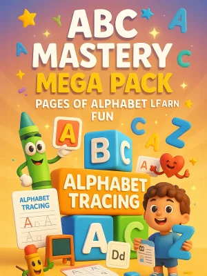 ABC Mastery Mega Pack – 1500 Pages of Alphabet Learning Fun