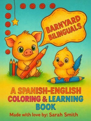 Barnyard Bilinguals Kids Coloring and Learning Book