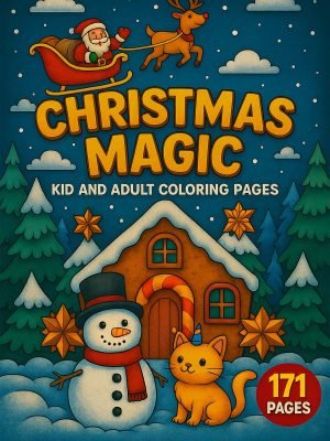 Christmas Magic – 171 Holiday Themed Coloring Pages