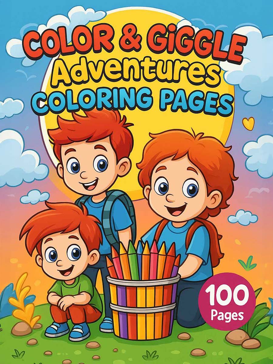 Color Giggle Adventures Kids Coloring Pages