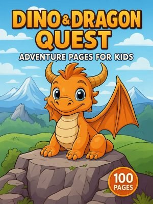 Dino Dragon Quest – Adventure Pages for Kids 100 Pages