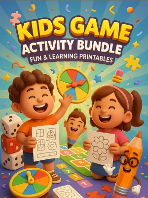 Kids Game Activity Bundle – 238 Pages of Fun Learning