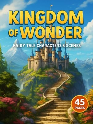 Kingdom of Wonder – Fairy Tale Characters Scenes 45 Pages