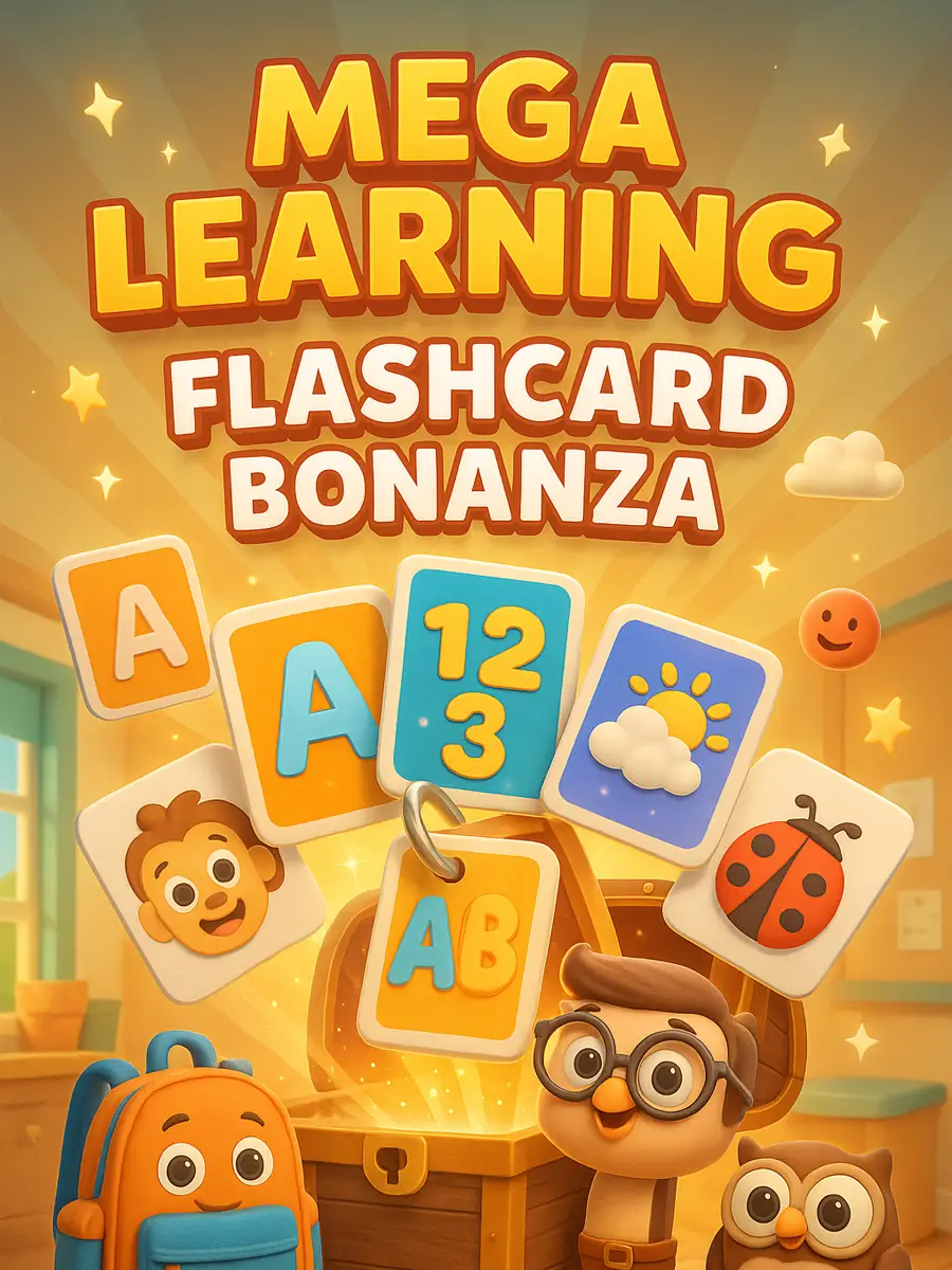 Mega Learning Flashcard Bonanza 675 Pages