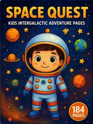 Space Quest – Kids Intergalactic Adventure Pages 184 Pages
