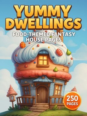 Yummy Dwellings – Food Themed Fantasy House Pages 250 Pages